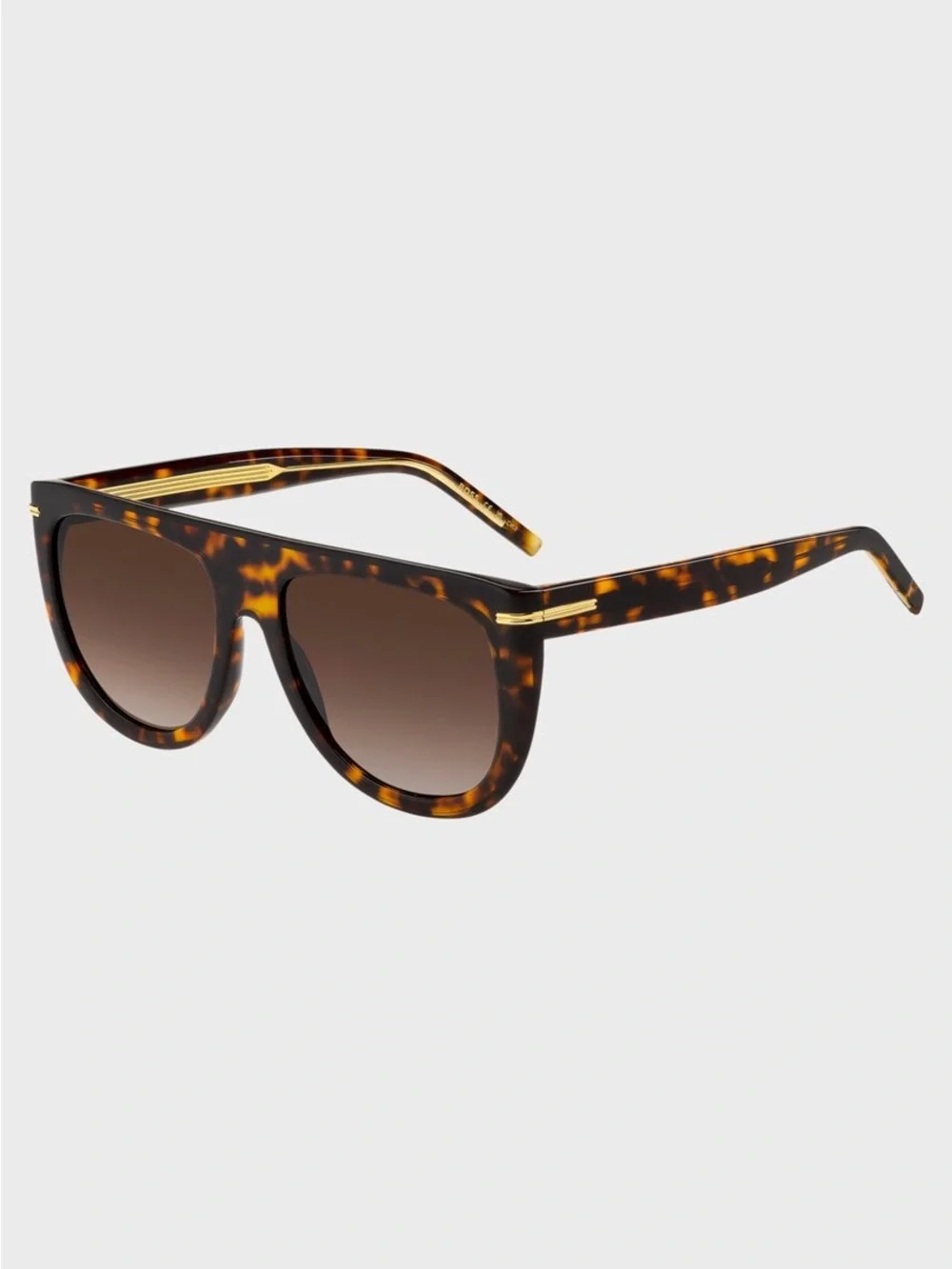 Hugo Boss Tortoiseshell Havana Acetate Sunnies